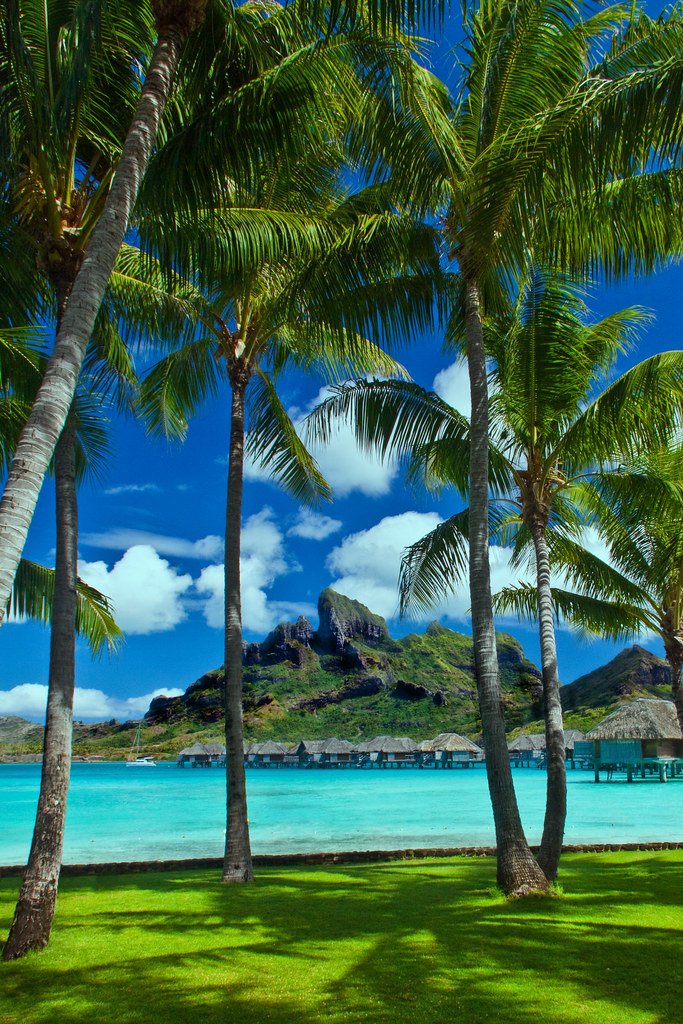 Otemanu Mountain in Bora Bora