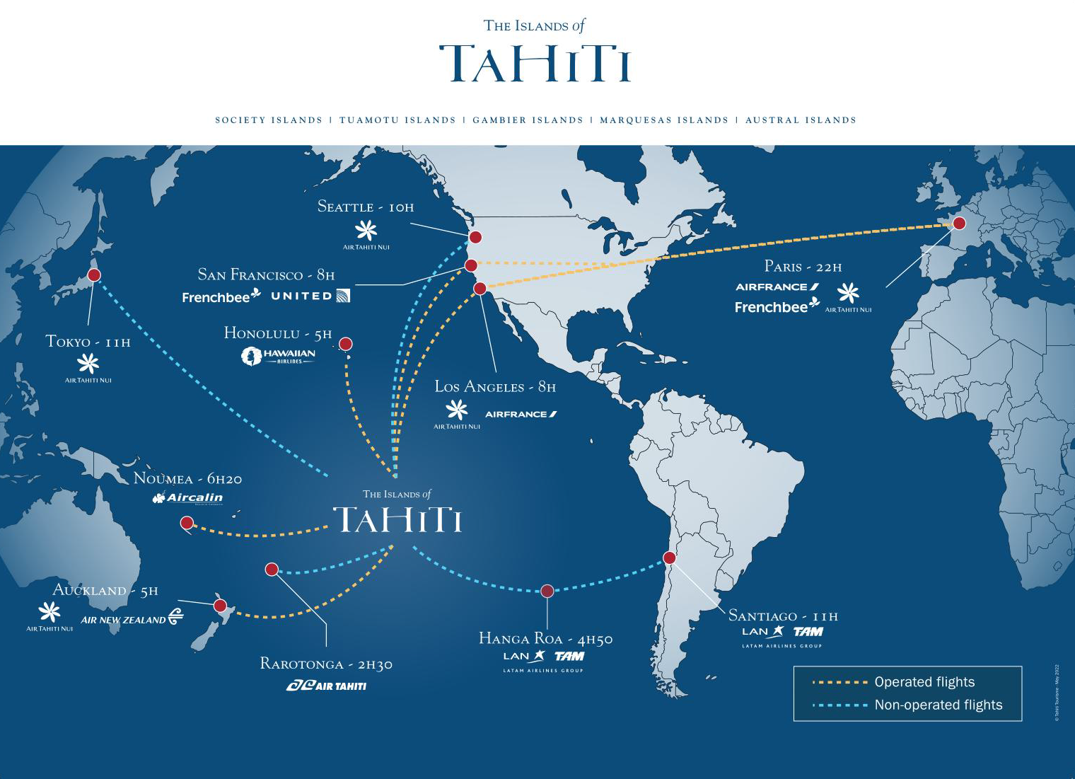 Tahiti map